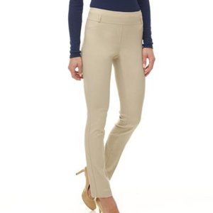 Rekucci Comfy Stretch Slim Kahaki Pants - Size 12